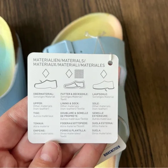 Birkenstock Arizona vegan sandals, sky blue size 38 - Picture 13 of 14